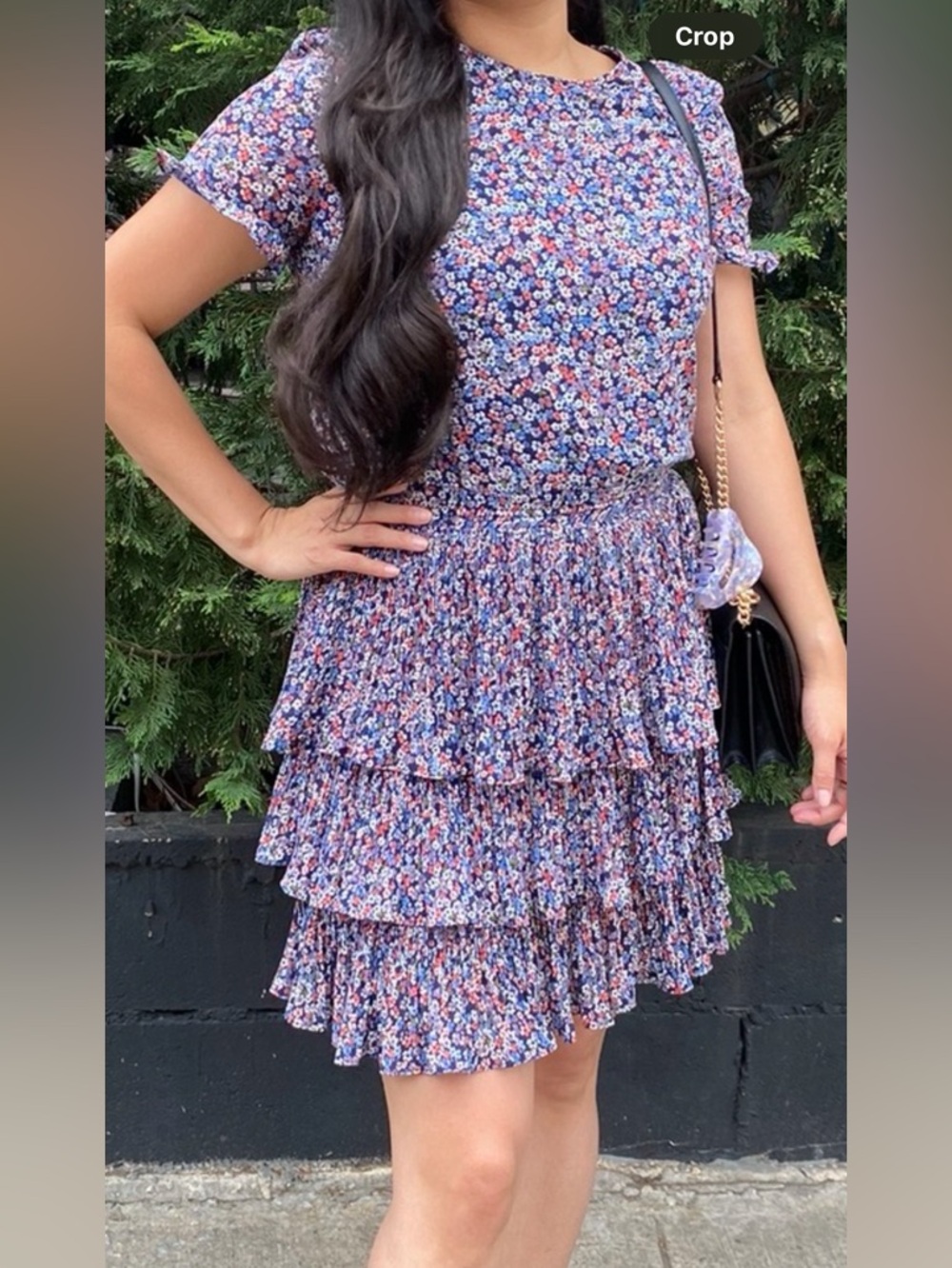 MICHAEL KORS TIERED DRESS